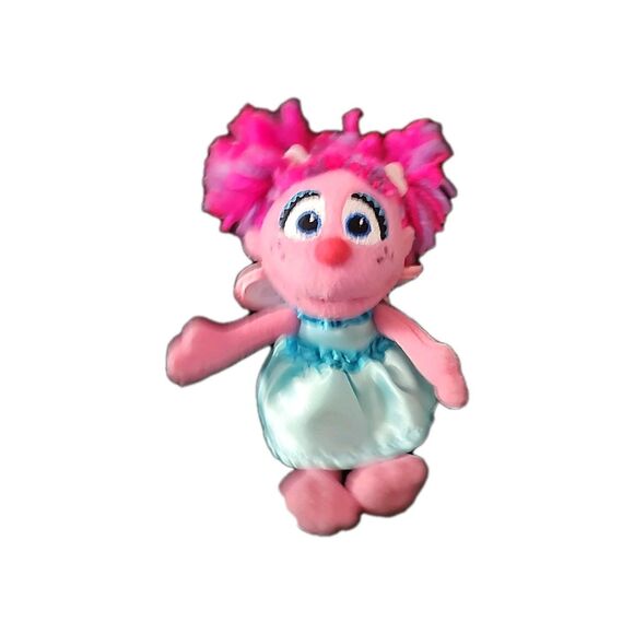 Sesame Street Abby Cadabby Fairy Plush GUND Doll 2011 Glitter Wings Small Toy - Picture 1 of 7